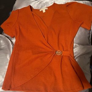 Michael Kors Faux Wrap top